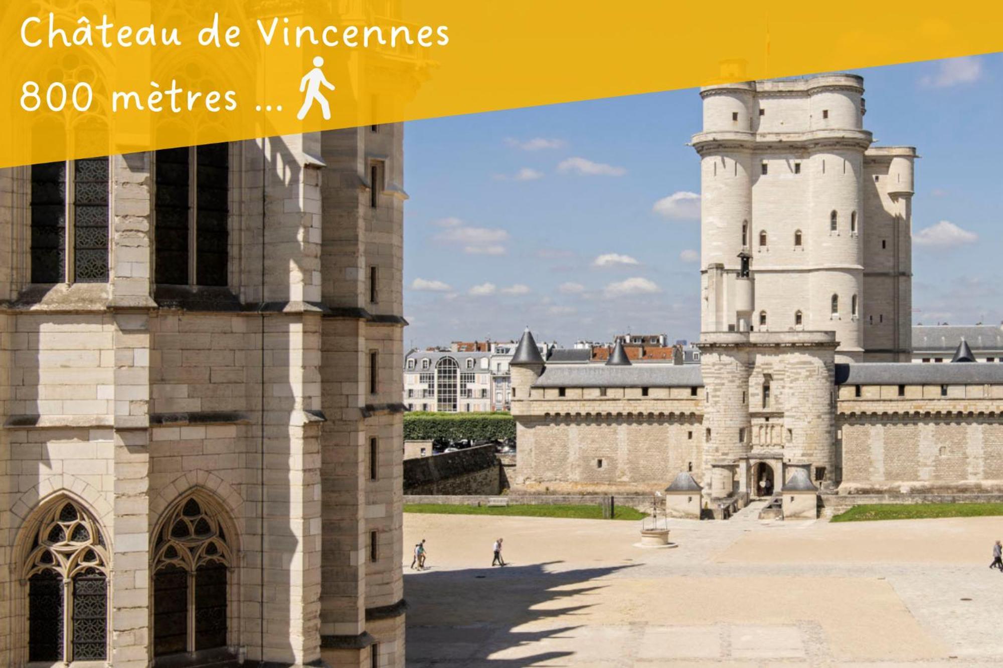 Appartement Entier Calme - Parking Free - Proche Paris Et Chateau - Wifi Hd 万塞讷 外观 照片